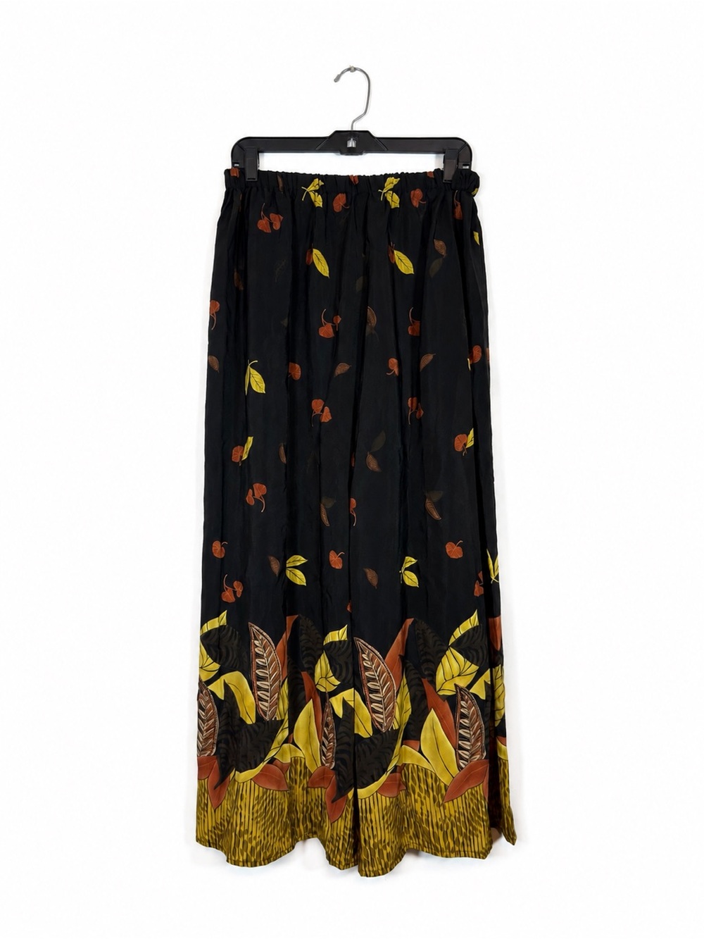 Batik Wide Leg Semi Sheer Pants Palazzo Trousers Boho Festival Artsy Hippie Sz M